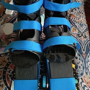 Blue and Black Jumping Shoes